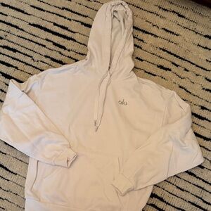 ALO Yoga Men's Off-White Hoodie